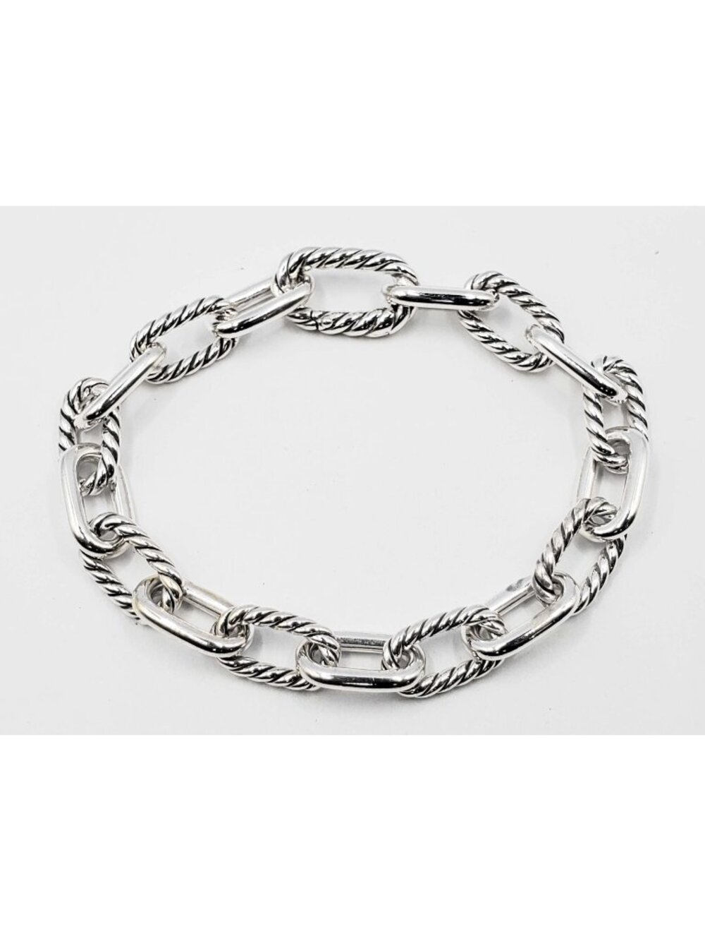 David Yurman DY Madison Chain Bracelet 8.5mm Sterling Silver Medium